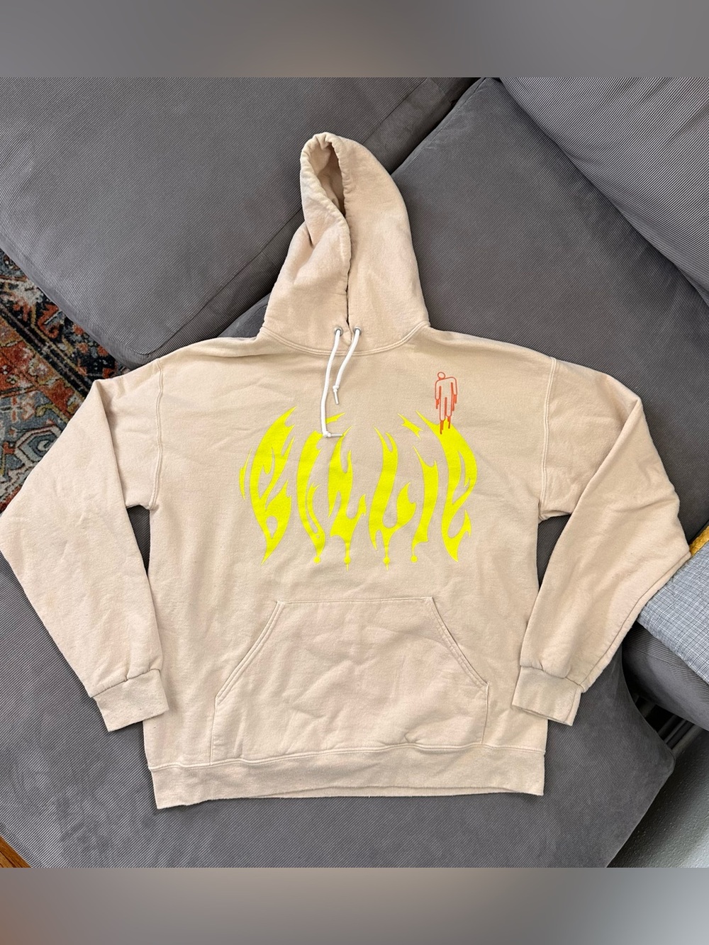 Billie Eilish World Tour Concert Hoodie Adult L Pullover Sweatshirt Exclusive
